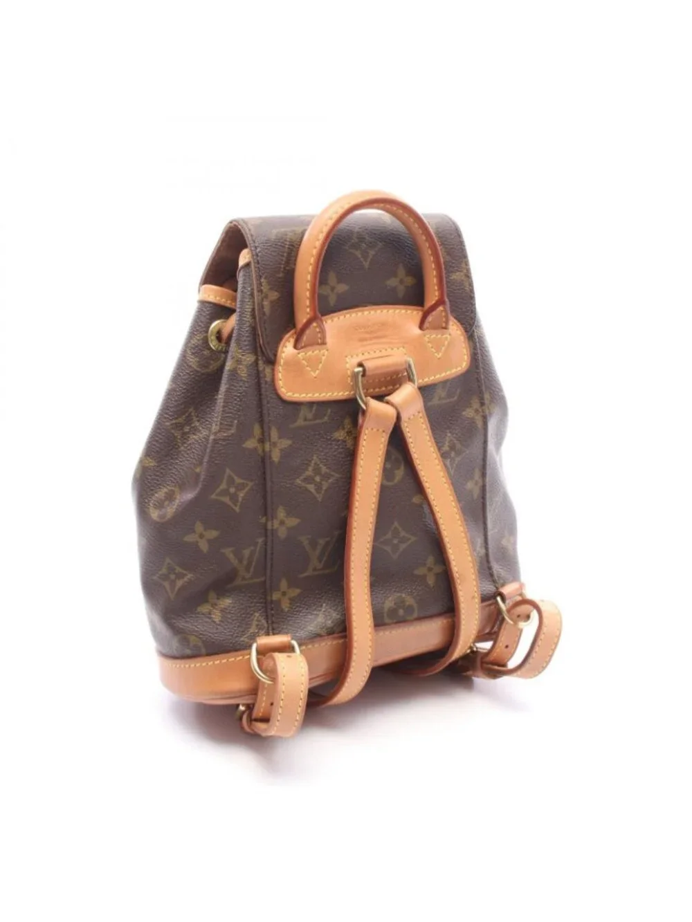 Louis Vuitton Backpack Mini Montsouris Canvas Leather